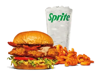 Chicken Bacon Swiss Sandwich Meal