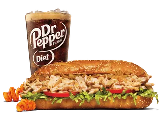 Deluxe Chicken Cheesesteak Meal