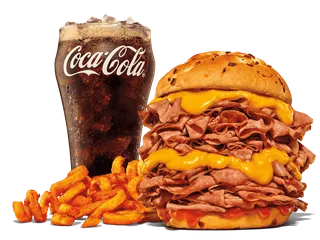 Half Pound Beef ’n Cheddar Meal