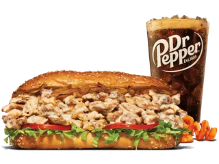 Half Pound Deluxe Cheesesteak Meal