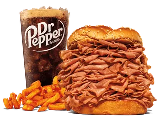Half Pound Roast Beef Meal