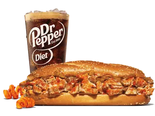 Spicy Chicken Cheesesteak Meal